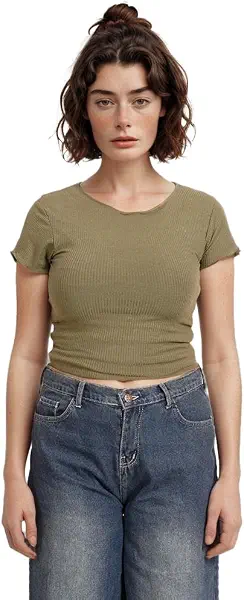 سعر ومواصفات Dsisskai Womens Women Short Sleeve T-Shirt Modern (B0CJNF67LH) على Amazon EG
