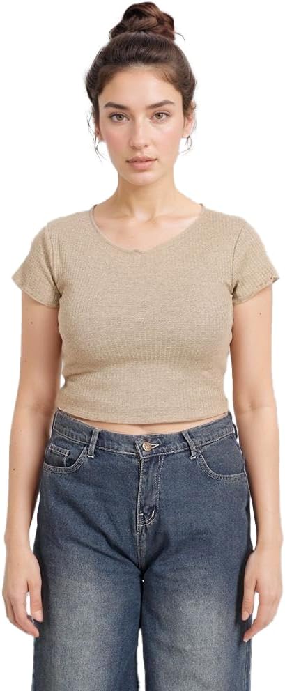 سعر ومواصفات Dsisskai Womens Women Short Sleeve T-Shirt Modern (B0CJNFH8GZ) على Amazon EG