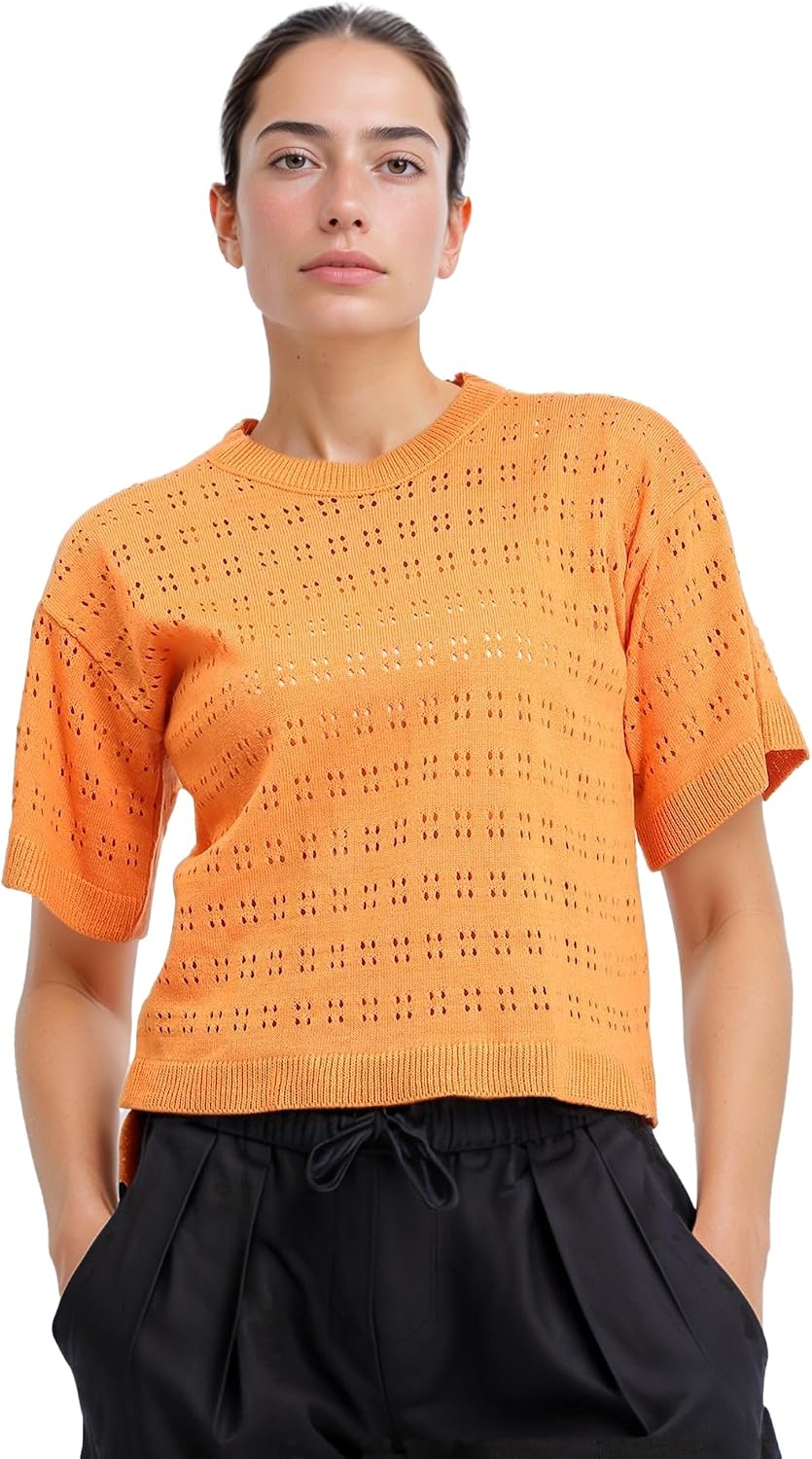 سعر ومواصفات Dsisskai Womens Women Short Sleeve T-Shirt Modern (B0CJY6WZC5) على Amazon EG