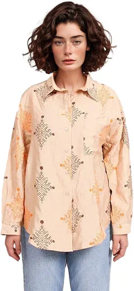 سعر ومواصفات Dsisskai قميص للنساء بأكمام طويلة وتصميم عصري من ديسسكاي (B0CJNFXZH3) على Amazon EG
