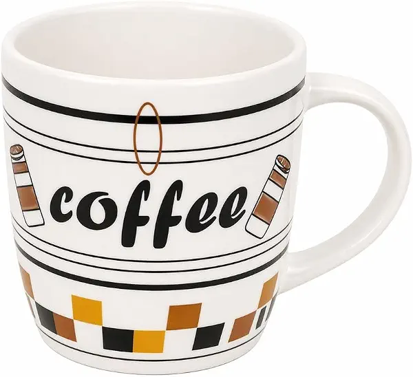 سعر ومواصفات Elegant Ceramic Coffee Mug with Modern Design - A1-764 (B0GYZCWJZT) على Amazon EG