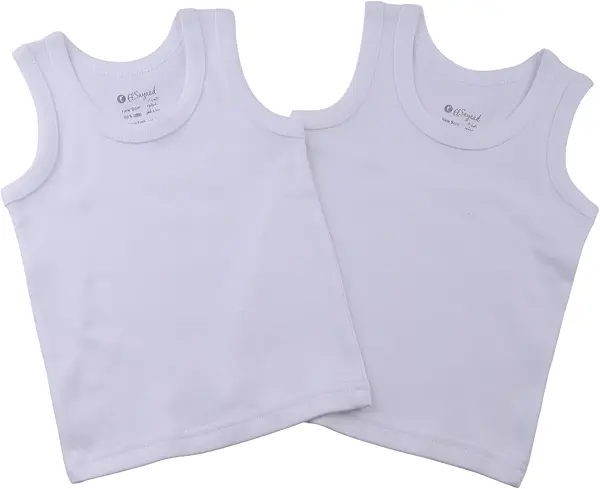 سعر ومواصفات Elsayaad Kids Sleeveless Undershirt Baby and Toddler Underwear Set (pack of 2) (B0C7W6XWKP) على Amazon EG