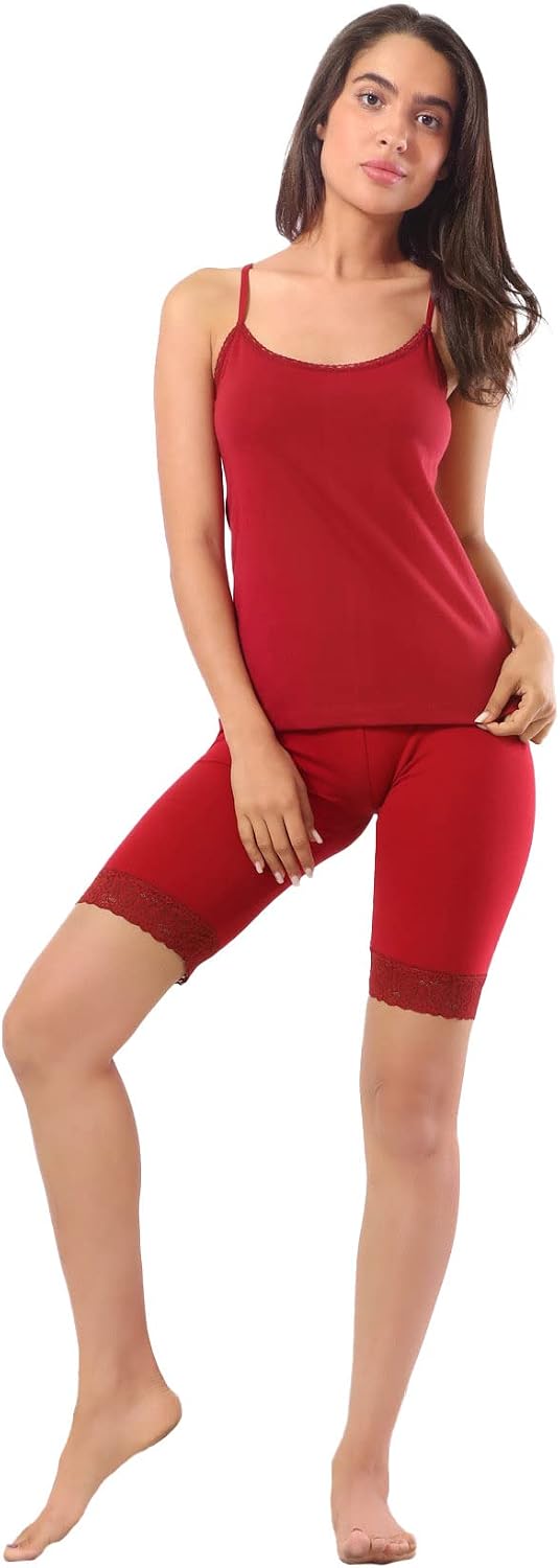 سعر ومواصفات Eve Chantelle Womens Thin Lace Edge Tank Top Undershirt (pack of 1) (B0B4GKPPG6) على Amazon EG