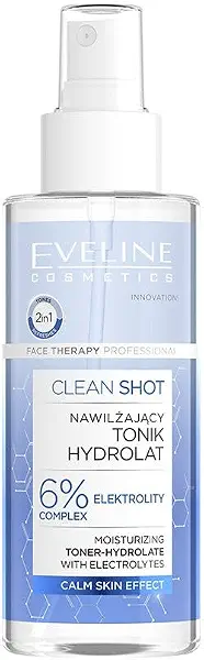 سعر ومواصفات Eveline Cosmetics Face Therapy Professional Clean Shot Hydrating Tonic Hydrolate With Neroli And Electrolytes, Vegan Formula, 150 Ml (B0D9BTNJ2H) على Amazon EG