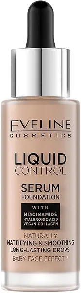 سعر ومواصفات Eveline Liquid Control Serum Foundation- 025 Light Rose (B0D7MN1QBF) على Amazon EG