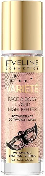 سعر ومواصفات Eveline Variete Face & Body Liquid Highlighter 02 Rose Gold (B0D9BVDKJF) على Amazon EG