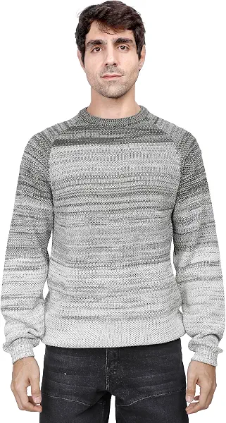 سعر ومواصفات FIRE WOOD mens basic(mix) round Pullover Sweater (pack of 1) (B0DSJMBLPM) على Amazon EG