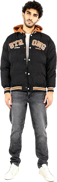 سعر ومواصفات FIRE WOOD Mens Puffer(STRONG) Jacket Jacket (pack of 1) (B0DL5QD5P4) على Amazon EG