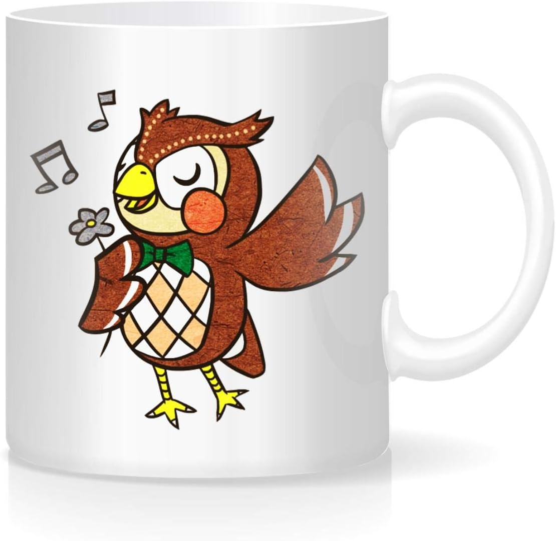 سعر ومواصفات FM ستايلز مج ابيض مطبوع عليه Sing Blathers Sing - MCM8 (B091C2DY6Z) على Amazon EG