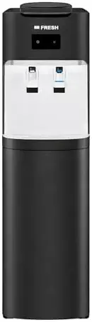 سعر ومواصفات Fresh Water Dispenser, 2 Taps, Modern Style, Black & White, Plastic, FW-17VFBW2 (B0GHJDGN1W) على Amazon EG