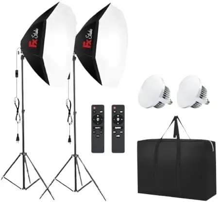 سعر ومواصفات FX Studio OC65 Pro. Kit2 ثنائية اللون 300 واط (2 × 150 واط) (B0H19PKHNN) على Amazon EG