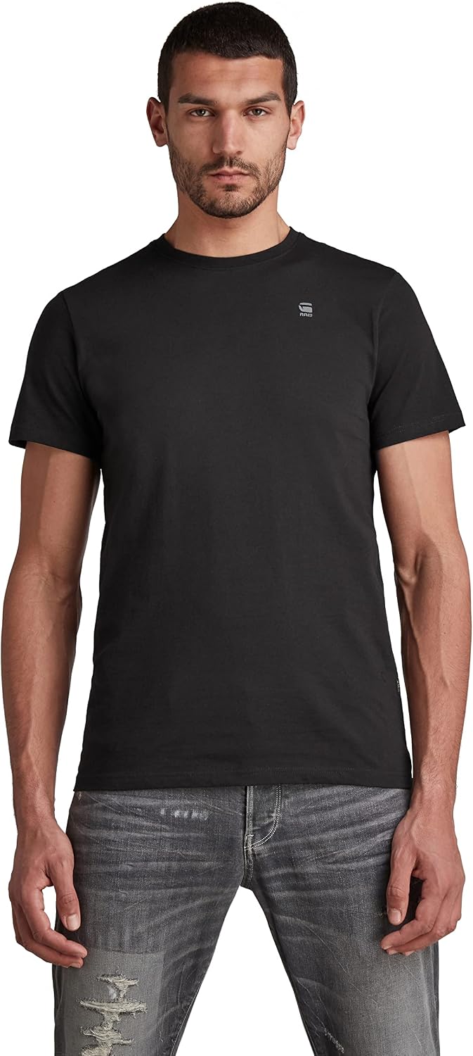 سعر ومواصفات G-ستار تيشيرت بيسيك برقبة دائرية للرجال (B07VMMRHNF) على Amazon EG