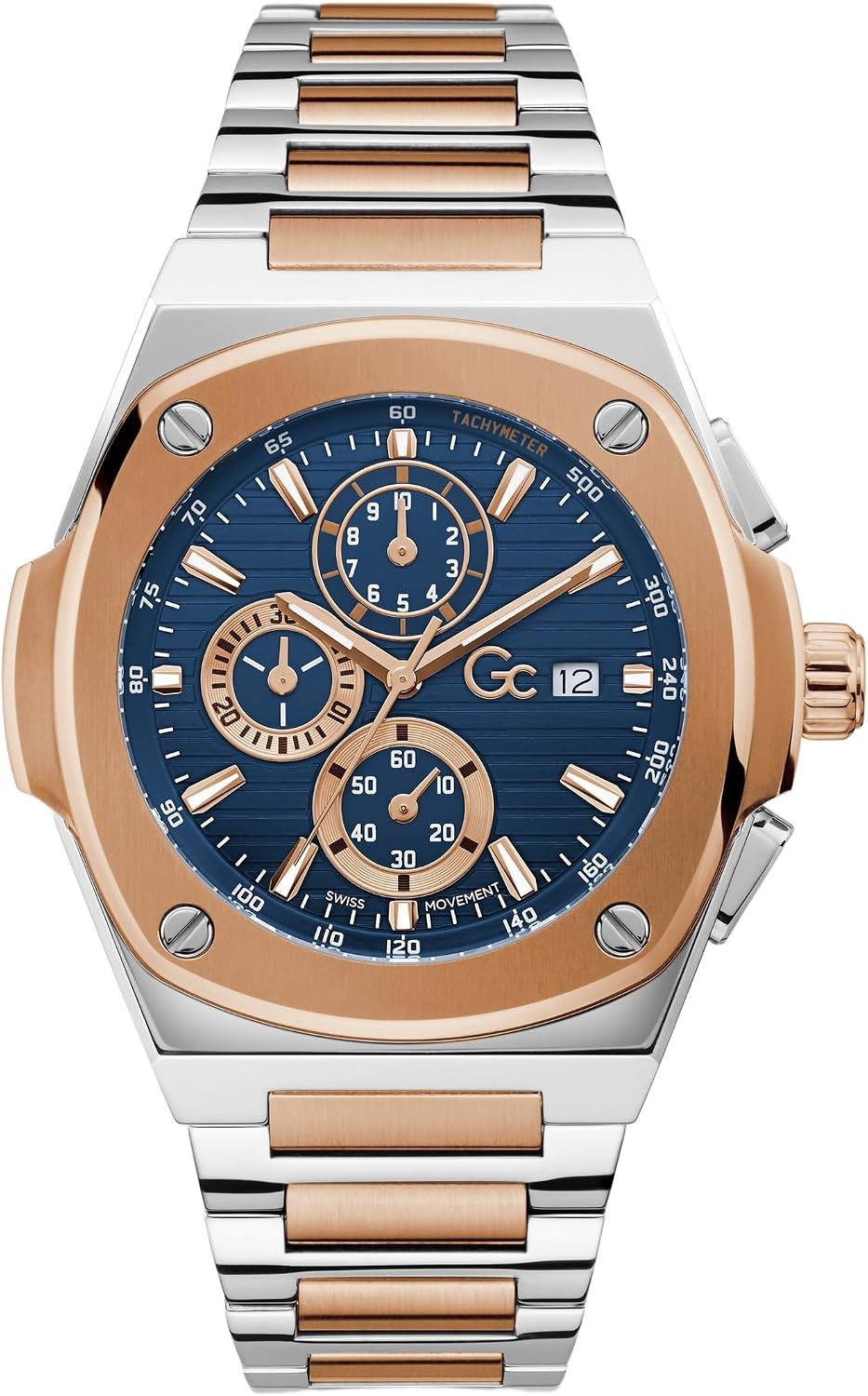 سعر ومواصفات جيس Gc Coussin Shape Chrono Metal (B0B4B5KV76) على Amazon EG