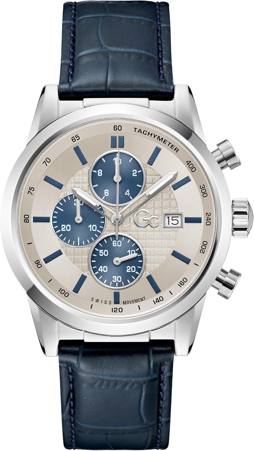 سعر ومواصفات GUESS Watches Gc Gallant Chrono Leather (B0G1TYDRH3) على Amazon EG