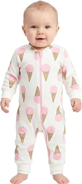 سعر ومواصفات Girls Long Sleeves Bodysuit Long Sleeves Bodysuit Printed Ice Cream (B0H58M6QJT) على Amazon EG