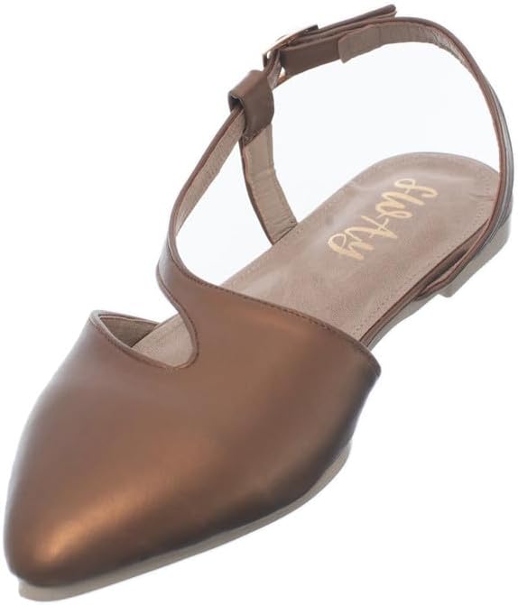 سعر ومواصفات SWAY Glittery flat pointy slingbacks with a newly designed cut (B0DKRLJ9ZC) على Amazon EG