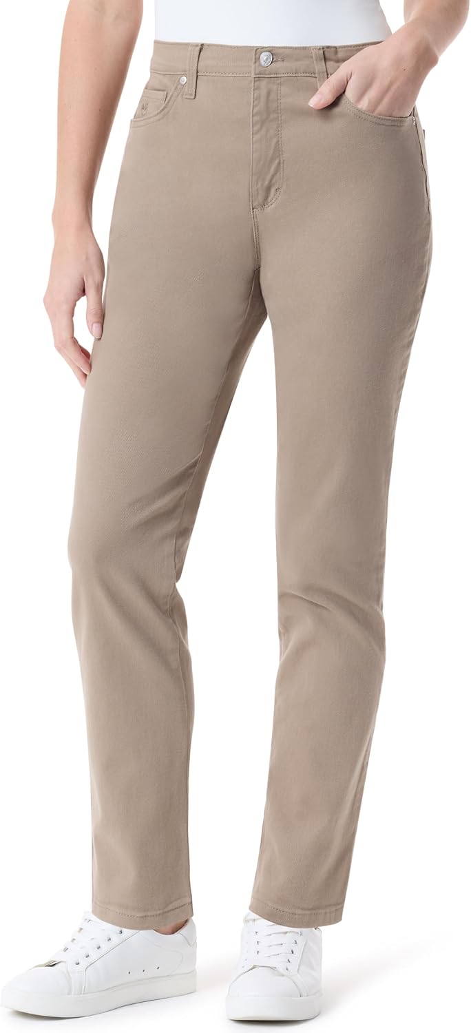 سعر ومواصفات Gloria Vanderbilt Women's Amanda Classic Tapered Jean, Hazelnut, 36 Short (B07SJ2VPC5) على Amazon EG