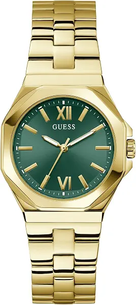 سعر ومواصفات Guess Women's Yellow Gold Bracelet Watch - GW0873L2 (B0DX1QGKDQ) على Amazon EG