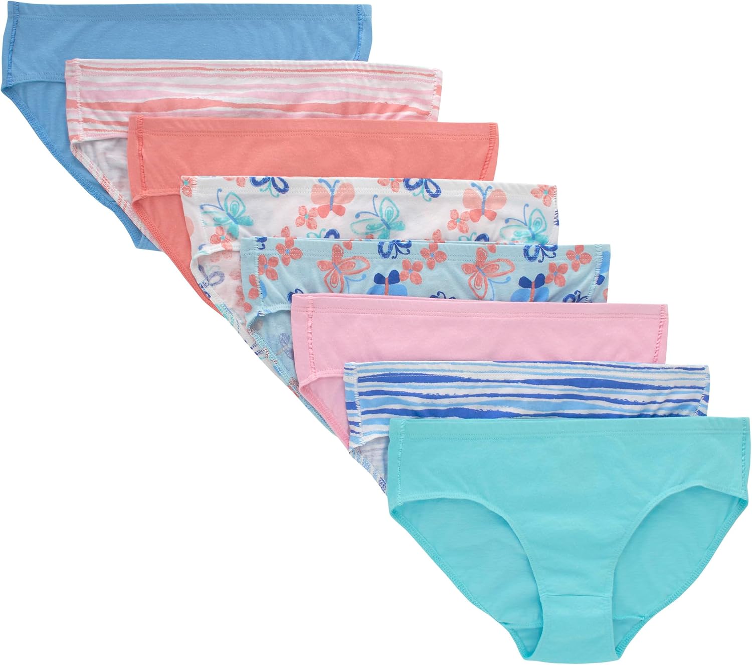 سعر ومواصفات Hanes girls Ultimate Girls’ Underwear Pack, Organic Cotton Panties for Girls’, Hipster Kids’ Underwear, 8-pack (Colors May Vary) Hipster Panties (pack of 8) (B0BYB1GQSN) على Amazon EG