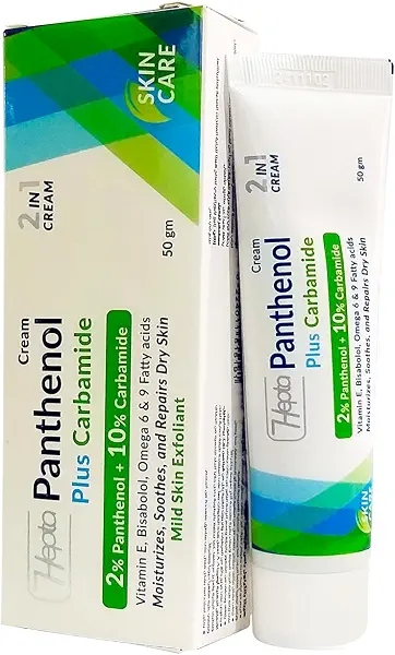 سعر ومواصفات Hepta Panthenol Plus Carbamide Cream – Intensive Moisturizing & Repair Cream with Panthenol and 10% Urea for Dry, Rough & Cracked Skin – 50 gm (B0DTG9PCTT) على Amazon EG