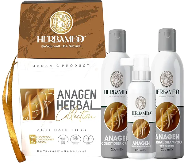 سعر ومواصفات Herbamed Anagen Herbal Collection Anyi Hair Loss 3In1 Shampoo, Conditioner & Lotion (B0DYZTG5DB) على Amazon EG