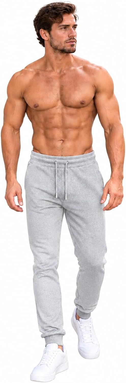 سعر ومواصفات Hero Basic - Classic Zippered Sweatpant Heathergrey (B0HKWVBKYK) على Amazon EG