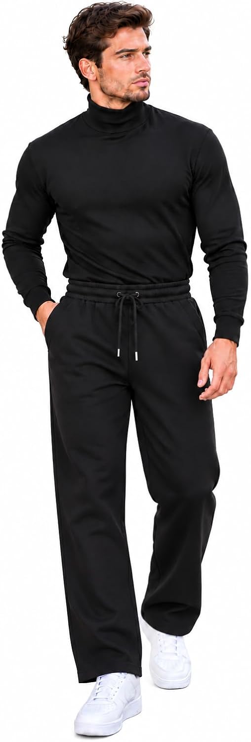 سعر ومواصفات Hero Basic - Milton Open Leg Sweatpant Black (B0HKWVX71K) على Amazon EG