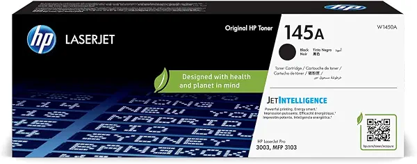سعر ومواصفات HP خرطوشة حبر ليزر جيت اصلية 145A لون اسود (B0BWFQ28G4) على Amazon EG