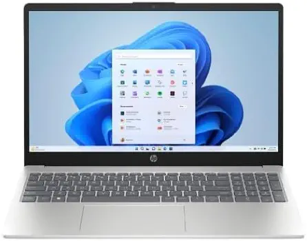 سعر ومواصفات HP لاب توب بالذكاء الاصطناعي 15-fd2002ne - انتل كور الترا 7-255U، ذاكرة رام 16 جيجا، هارد SSD 512 جيجا، انتل جرافيكس، شاشة 15.6 انش فل اتش دي، اضاءة خلفية، دوس، فضي طبيعي، ضمان لمدة عامين (B0HGBJF616) على Amazon EG