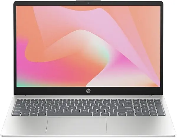 سعر ومواصفات HP لابتوب 15-fd1062ne انتل كور الترا 7-155H وRAM 8GB وSSD 512GB وبطاقة عرض مرئي انتل ايه ار سي وشاشة FHD 15.6 انش و250 وحدة مضيئة في البكسل، كيبورد باضاءة خلفية، دوس، فضي طبيعي + شنطة HP وماوس، كفالة (B0HG9WTX55) على Amazon EG