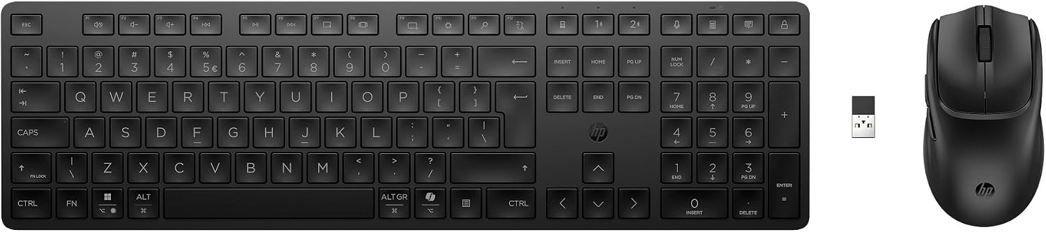 سعر ومواصفات HP مجموعة كيبورد وماوس مزدوجة الوضع متعددة الاجهزة 490C (B0GXG37P63) على Amazon EG