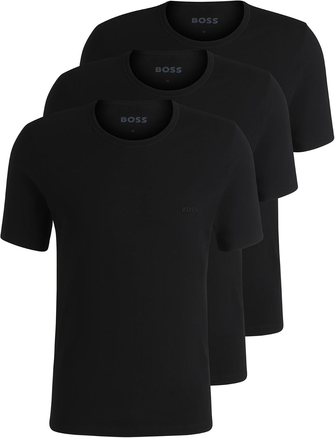 سعر ومواصفات Hugo Boss Mens T-Shirt T-Shirt (pack of 3) (B09QMBFV83) على Amazon EG
