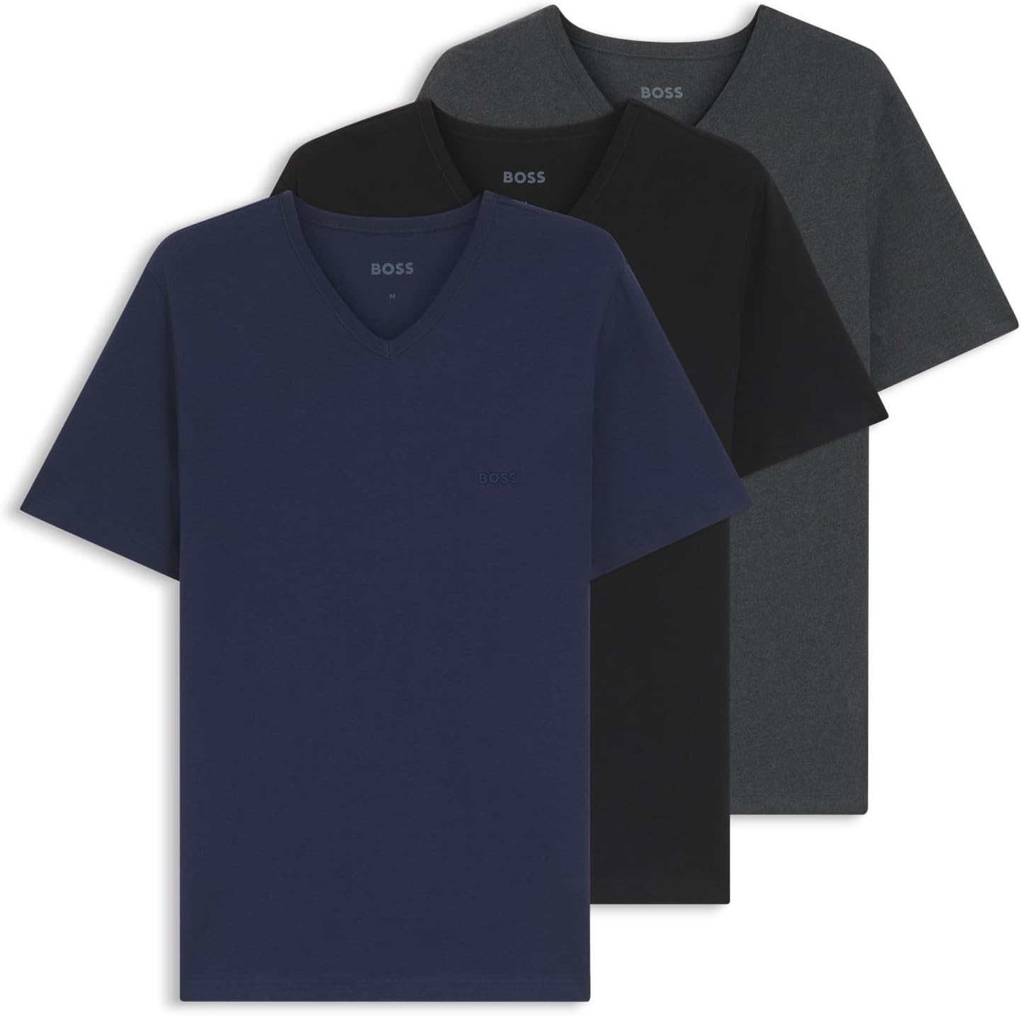 سعر ومواصفات Hugo Boss Mens T-Shirt T-Shirt (pack of 3) (B09QMBM1J8) على Amazon EG