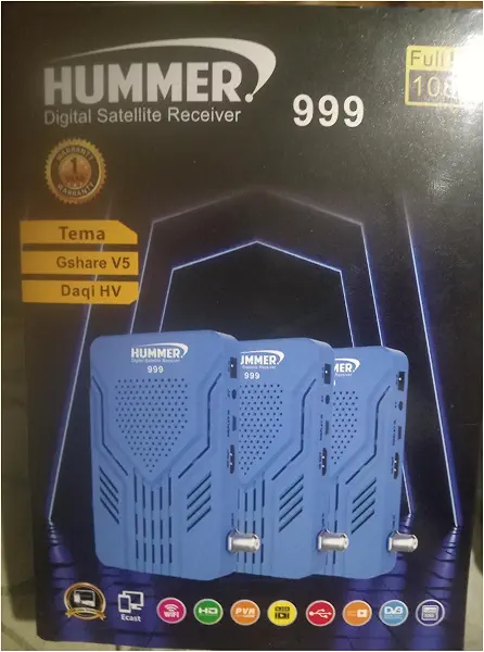 سعر ومواصفات Hummer digitalريسيفر هامر 999 معالج صن1506 بلس مع ريموت عـادى (B0H34T65SH) على Amazon EG