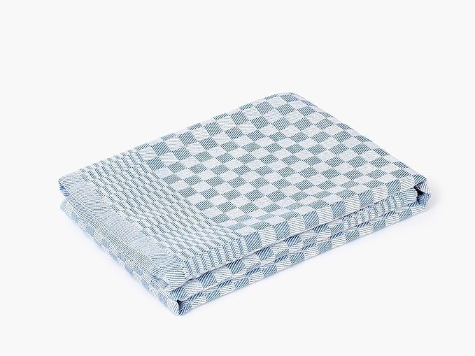 سعر ومواصفات Hélène MOU Kitchen towels, 3 PCS PACK OF Towels 100% Cotton,50x70 cm,BlueChecks. (B0F7Z7B5R2) على Amazon EG