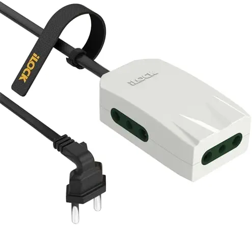 سعر ومواصفات iLOCK Mini Power Strip - 3 outlets (1.5 m, white) (B0CLKQR21G) على Amazon EG