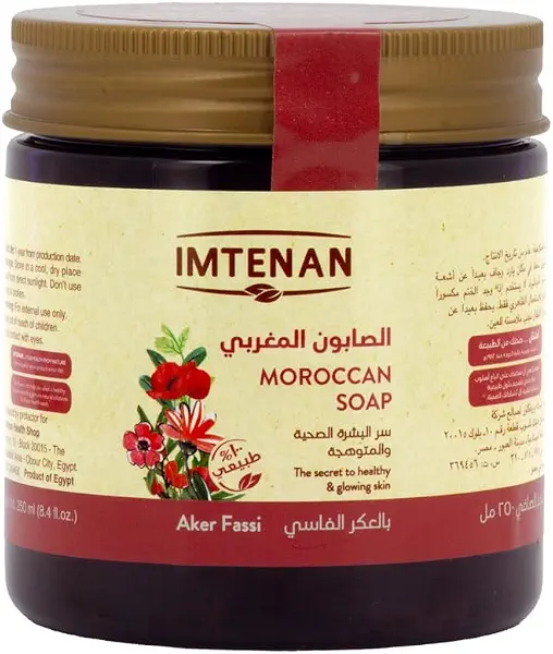 سعر ومواصفات Imtenan Moroccan Soap With Aker Fassi 250 Ml (B0DJTJKY1B) على Amazon EG