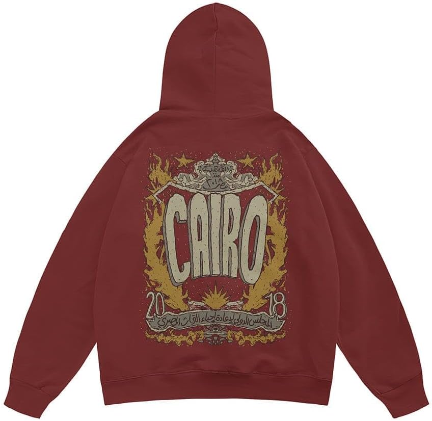سعر ومواصفات In Your Shoe Unisex Adult Oversized Hoodie Hooded Sweatshirt (B0HKJJ248N) على Amazon EG