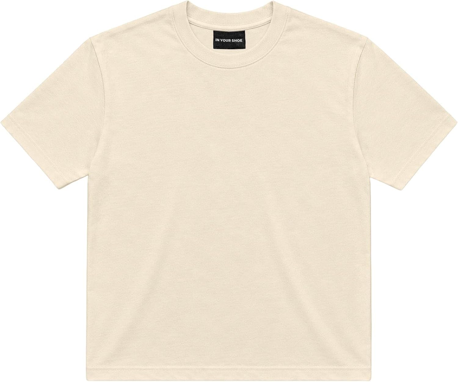 سعر ومواصفات In Your Shoe Unisex Basic Boxy Tee Streetwear (B0HJ933DTT) على Amazon EG