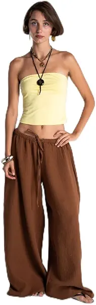 سعر ومواصفات In Your Shoe Womens Linen Pants Pants (pack of 1) (B0H3G6T46N) على Amazon EG