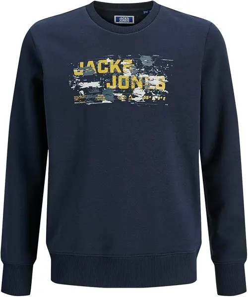 سعر ومواصفات JACK & JONES Boy's Junior Outdoor Logo Crew-Neck Fabric (B0CQLHG6XQ) على Amazon EG