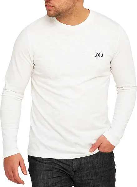 سعر ومواصفات JACK & JONES Infinity Rise Infinity Men's Long-Sleeved Shirt O-Neck T-Shirt (B0CT5M7KNH) على Amazon EG
