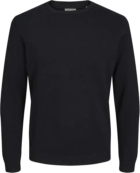 سعر ومواصفات JACK & JONES Male Sweatshirt with Crew Neck, Plus Size, Plain Sweatshirt with Crew Neck - Black (B07CG3M7BX) على Amazon EG