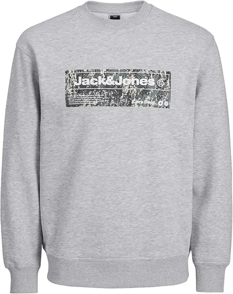 سعر ومواصفات JACK & JONES Men's Alpha Crew-Neck Sweatshirt (pack of 1) (B0CXQR7LC3) على Amazon EG