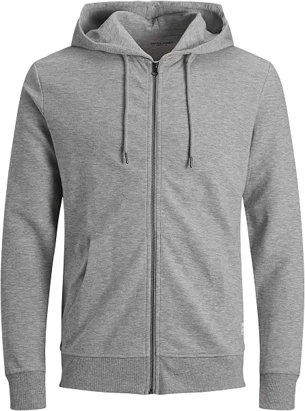 سعر ومواصفات JACK & JONES Men's Basic Zip Hooded Sweatshirt (pack of 1) (B08KXXJH1K) على Amazon EG