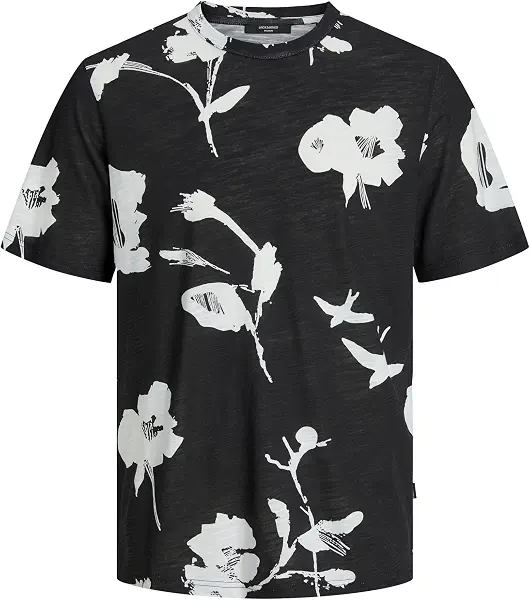 سعر ومواصفات JACK & JONES Men's Blapalma AOP Crew-Neck T-Shirt (pack of 1) (B0CVN2FT3X) على Amazon EG