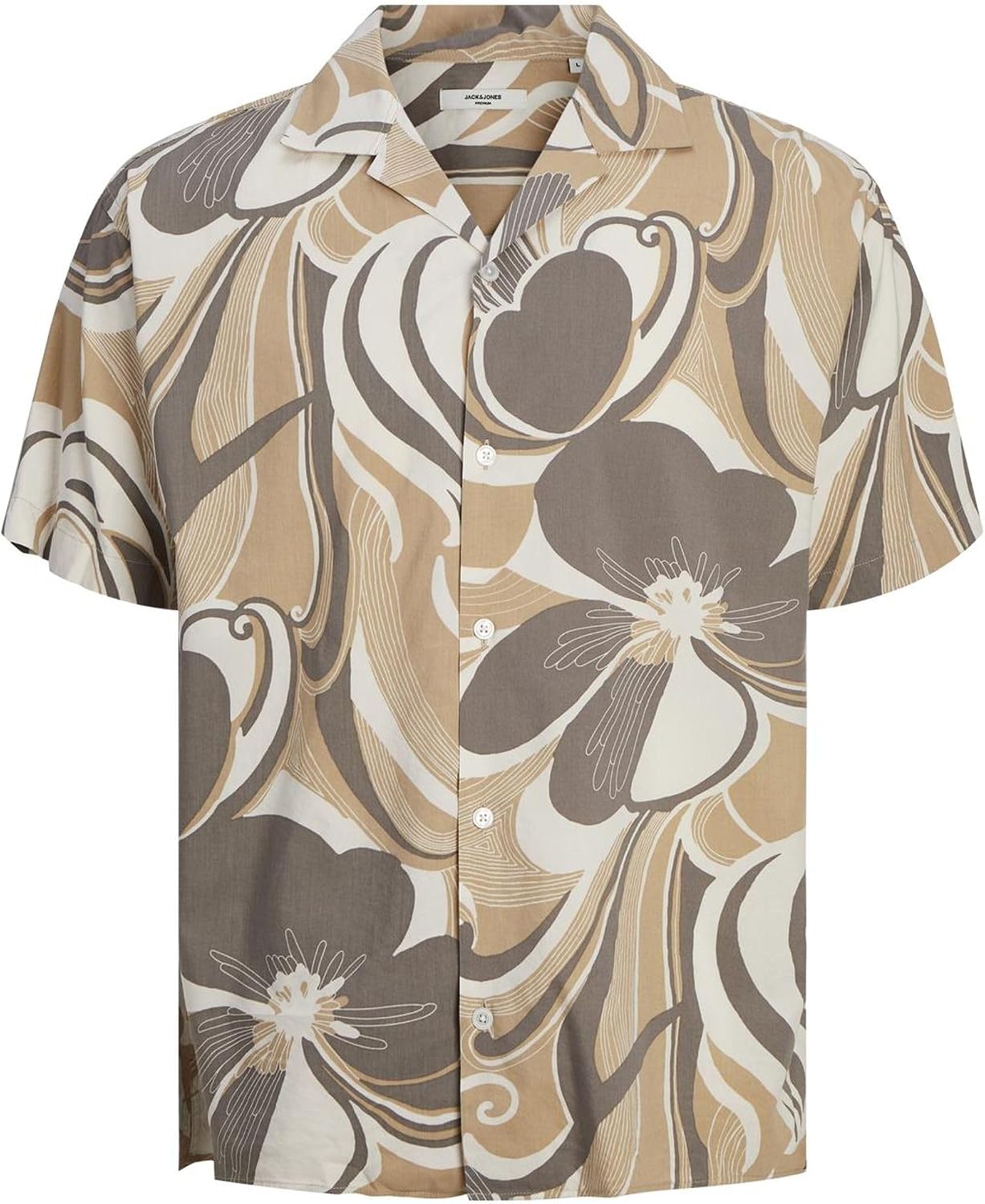 سعر ومواصفات JACK & JONES Men's Blapalma Resort Short-Sleeves Shirt (B0CBXYLHQG) على Amazon EG