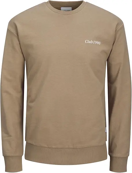 سعر ومواصفات JACK & JONES Men's Bradley Graphic Crew-Neck Sweatshirt (pack of 1) - Coriander (B0D1C1NWBH) على Amazon EG