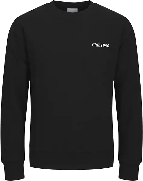 سعر ومواصفات JACK & JONES Men's Bradley Graphic Crew-Neck Sweatshirt (pack of 1) - Black (B0D1C5C5K9) على Amazon EG