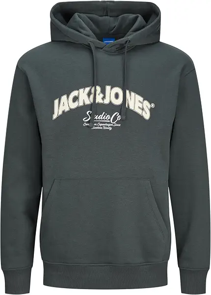 سعر ومواصفات JACK & JONES Men's Bronx Arch Big Hooded hoody (pack of 1) - Forest River (B0CQYH81PG) على Amazon EG